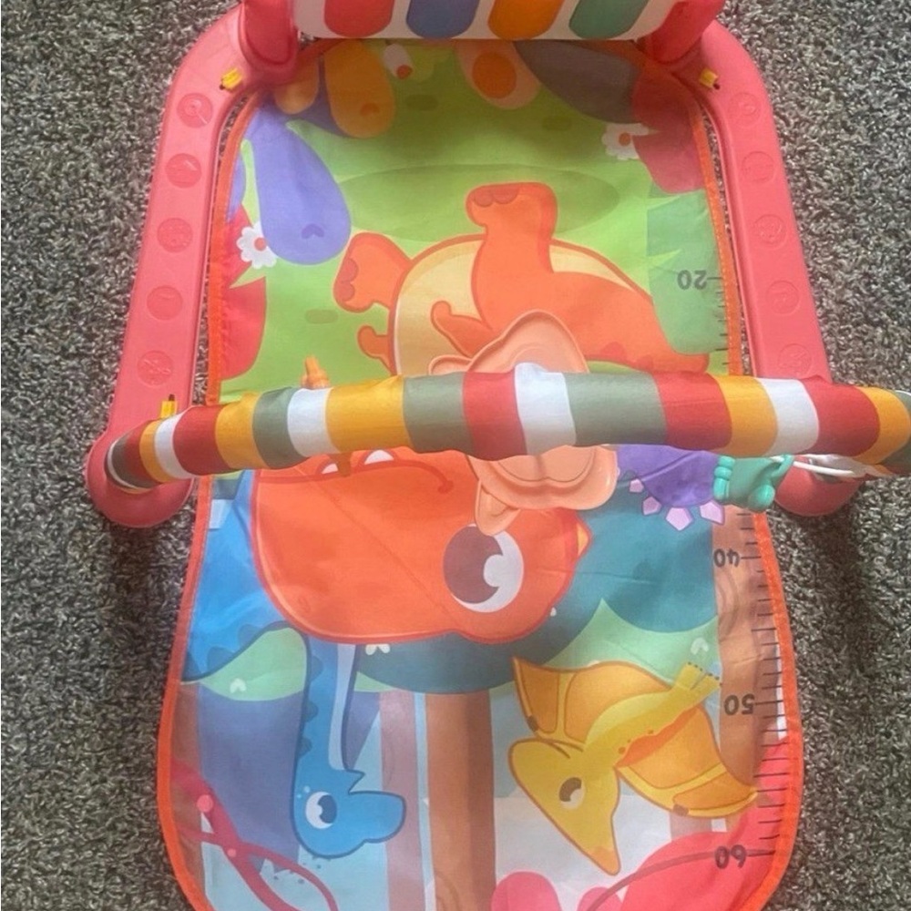 Vibrant Animal Adventure Play Mat